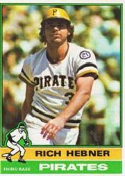1976 Topps Baseball Cards      376     Rich Hebner